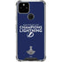 NHL 2020 Stanley Cup Champions Lightning Google Pixel 5 Clear Case